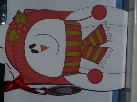 3D Christmas Snowman Rio Gift Bag Mini Kit by Jean Harrison
