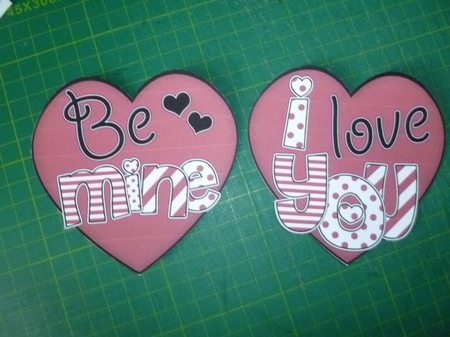 3D On the Shelf Card Kit - Valentine Heart Love & Romance Lady Magda by Jean Harrison