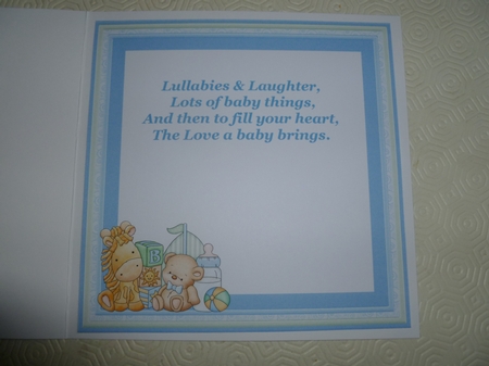 BABY BOY SHELF 8x8 Decoupage & Insert Mini Kit by Jean Harrison