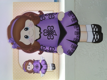 3D On the Shelf Card Kit - Little Irish Dancing Champion Aoife is going to the Ceili by Jean Harrison