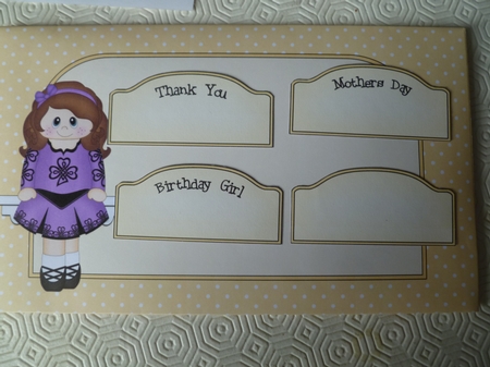 3D On the Shelf Card Kit - Little Irish Dancing Champion Aoife is going to the Ceili by Jean Harrison