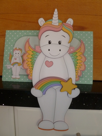 Cute Little Unicorn Sparkle by Jean Harrison
