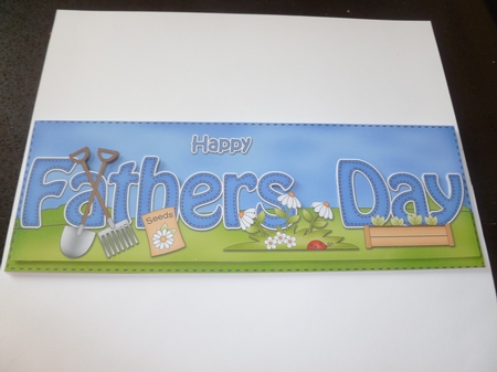 Large DL HAPPY FATHERS DAY 3D decoupage by Jean Harrison