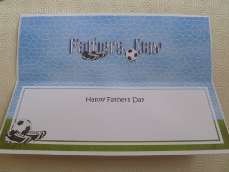 Large DL HAPPY FATHERS DAY insert by Jean Harrison