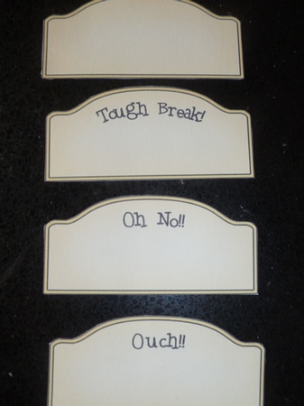 3D On the Shelf Card Kit - OOps Ouch Young Boy Tyrese has had an Accident by Jean Harrison