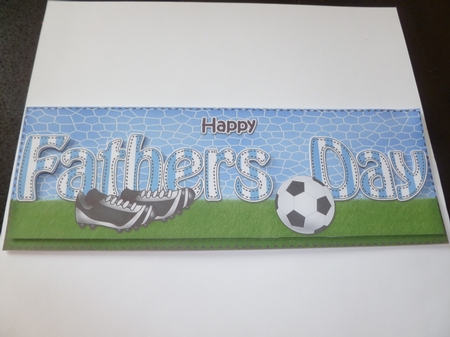 Large DL HAPPY FATHERS DAY 3D decoupage by Jean Harrison