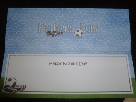 Large DL HAPPY FATHERS DAY insert by Jean Harrison