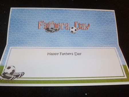 Large DL HAPPY FATHERS DAY insert by Jean Harrison