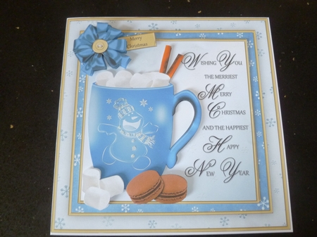 Blue Snowman Mug Mini Kit by Jean Harrison