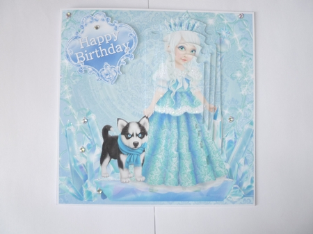 Winter princess 8x8 mini kit by Jean Harrison