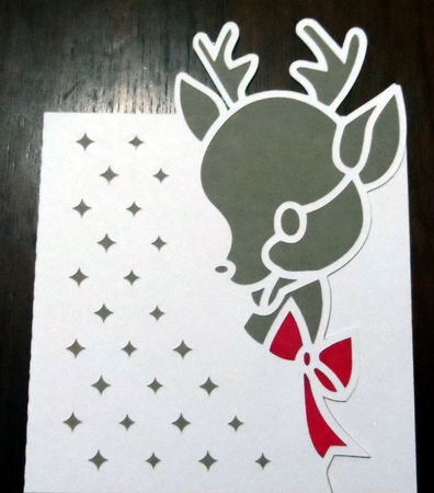 CHRISTMAS REINDEER OVER THE TOP 2 by Jean-Marie Penny