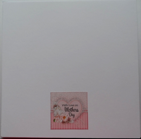 Mothers Day Flowers, Lace & Pearls Scalloped Corner Stacker by Jean-Marie Penny
