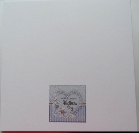 Mothers Day Flowers, Lace & Pearls Scalloped Corner Stacker by Jean-Marie Penny