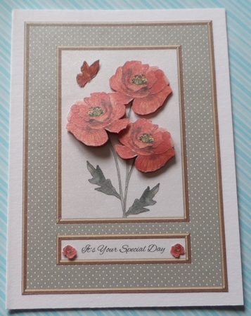 Lovely Red Poppies Topper #2 by Jean-Marie Penny