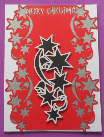 CHRISTMAS BELLS AND STARS MAT by Jean-Marie Penny