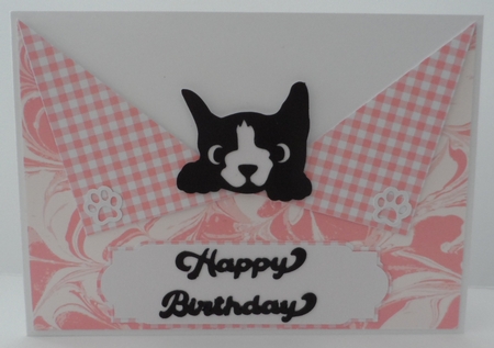 Peeping Cat Card by Jean-Marie Penny