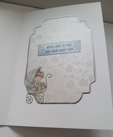 Matching insert for the design sheet - Baby Boy 2 by Jean-Marie Penny
