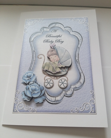 Matching insert for the design sheet - Baby Boy 2 by Jean-Marie Penny