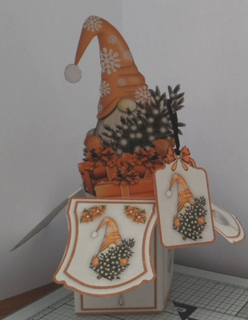 Nordic Gnome Large pop Up box #13 by Jean-Marie Penny