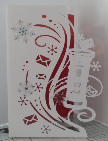 Post box over the edge card by Jean-Marie Penny
