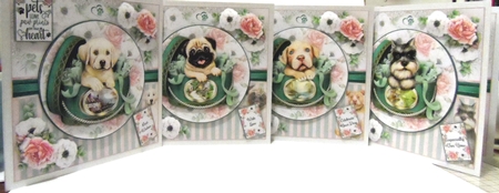 Pets Leave Paw Prints Bumper Mini Page Kits  by Jean-Marie Penny