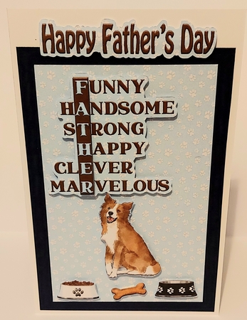A Dog Is A Friend Border Collie 1 by Jean-Marie Penny