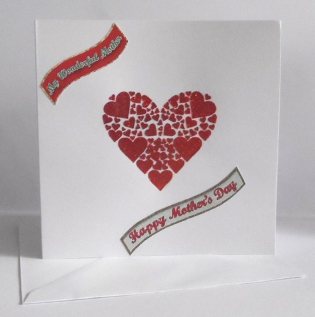 My Wonderful Mother and Happy Mothers Day Wavy Tags Set by Jean-Marie Penny