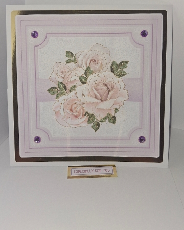 Flower Power 7x7ins Decoupage Topper 5 by Jean-Marie Penny