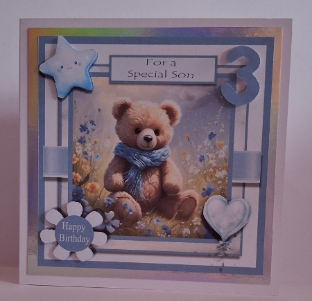 Teddy Bear Birthday Boy by Jean-Marie Penny