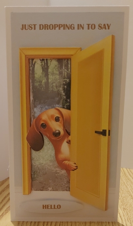 JUST DROPPING IN TO SAY PEEKING POOCHES BUMPER KIT by Jean-Marie Penny