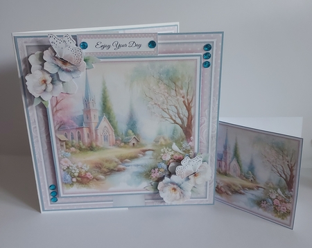Shabby Chic Church Mini Page Kit by Jean-Marie Penny