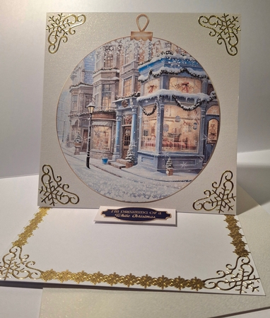 Christmas Winter Scenes 10 x baubles kit by Jean-Marie Penny