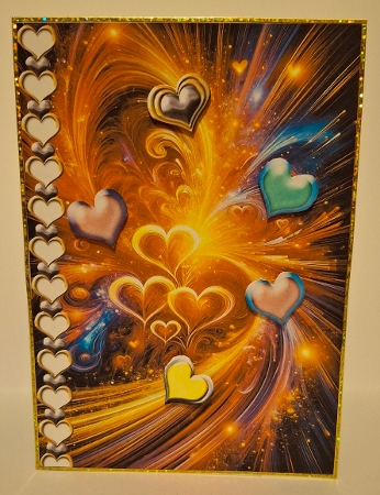 A4 - Love Hearts 1 by Jean-Marie Penny