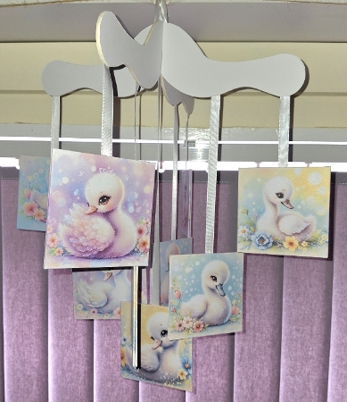 Cute Little Swan - Illustrations for Cards by Jean-Marie Penny