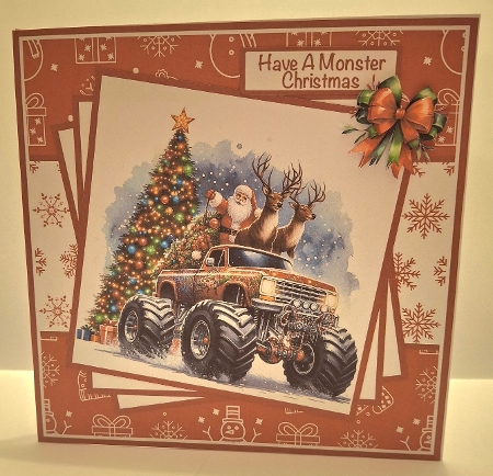 Monster Truck Christmas Mini Kit 8x8 *Customer Request* by Jean-Marie Penny