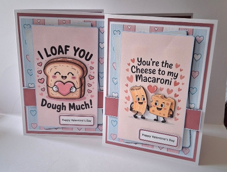 5x7 ~ 4 Fun Love Cards by Jean-Marie Penny