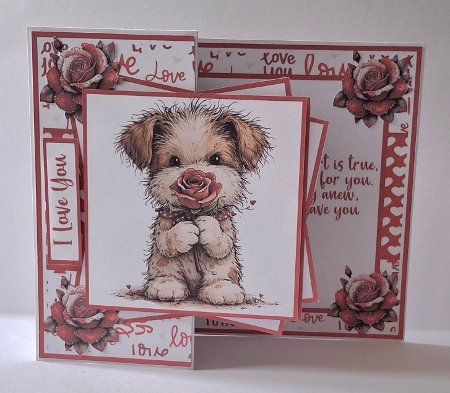 Puppy Love #3 Mini Kit 6x6 (4) by Jean-Marie Penny
