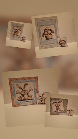 Hoppy Easter #1 Mini Kit 5x7 (4) by Jean-Marie Penny