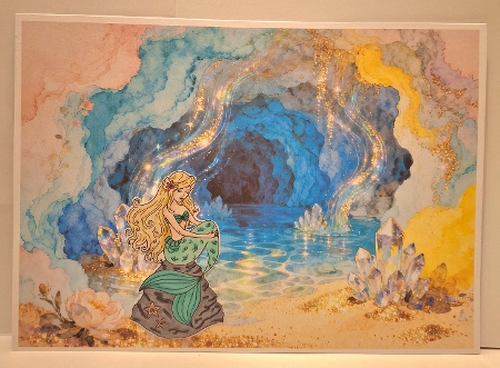 For a Mermaid Background 2 by Jean-Marie Penny