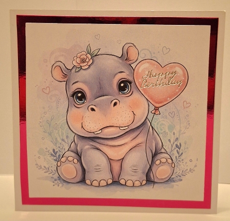 Cute hippo  by Jean-Marie Penny