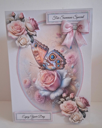 Butterfly Rose Mini Page Kit by Jean-Marie Penny