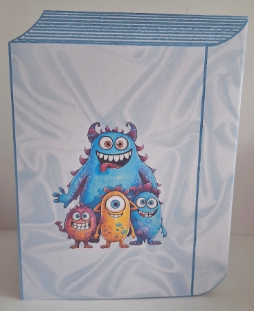 Monster Family Folded Book (BLUE) Featured Gallery Photo