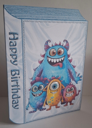 Monster Family Folded Book (BLUE) by Jean-Marie Penny