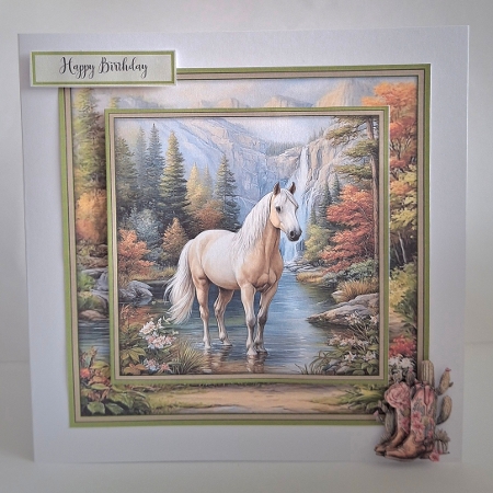 White Horse by the Lake - Mini Kit 6x6 by Jean-Marie Penny