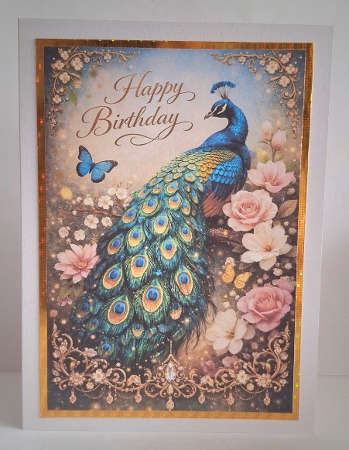 peacock birthday by Jean-Marie Penny