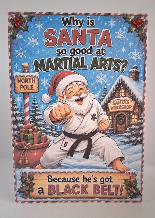 why santa is good at martial arts by Jean-Marie Penny