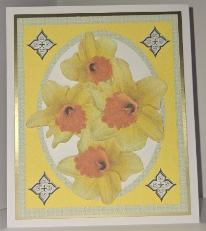 Easter Daffodils Decoupage by Jean-Marie Penny