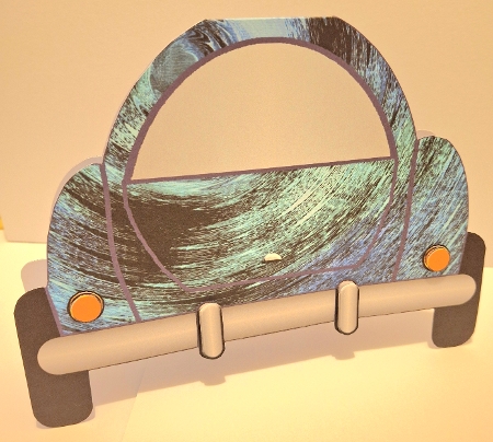 Birthday Boy Car Shaped Card by Jean-Marie Penny