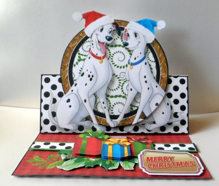Spots for Christmas Easel Mini Kit.1 by Jean-Marie Penny