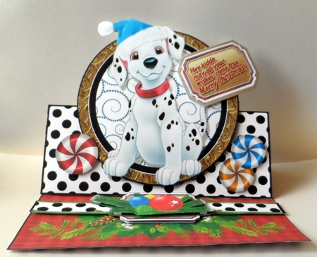 Spots for Christmas Easel Mini Kit.4 by Jean-Marie Penny